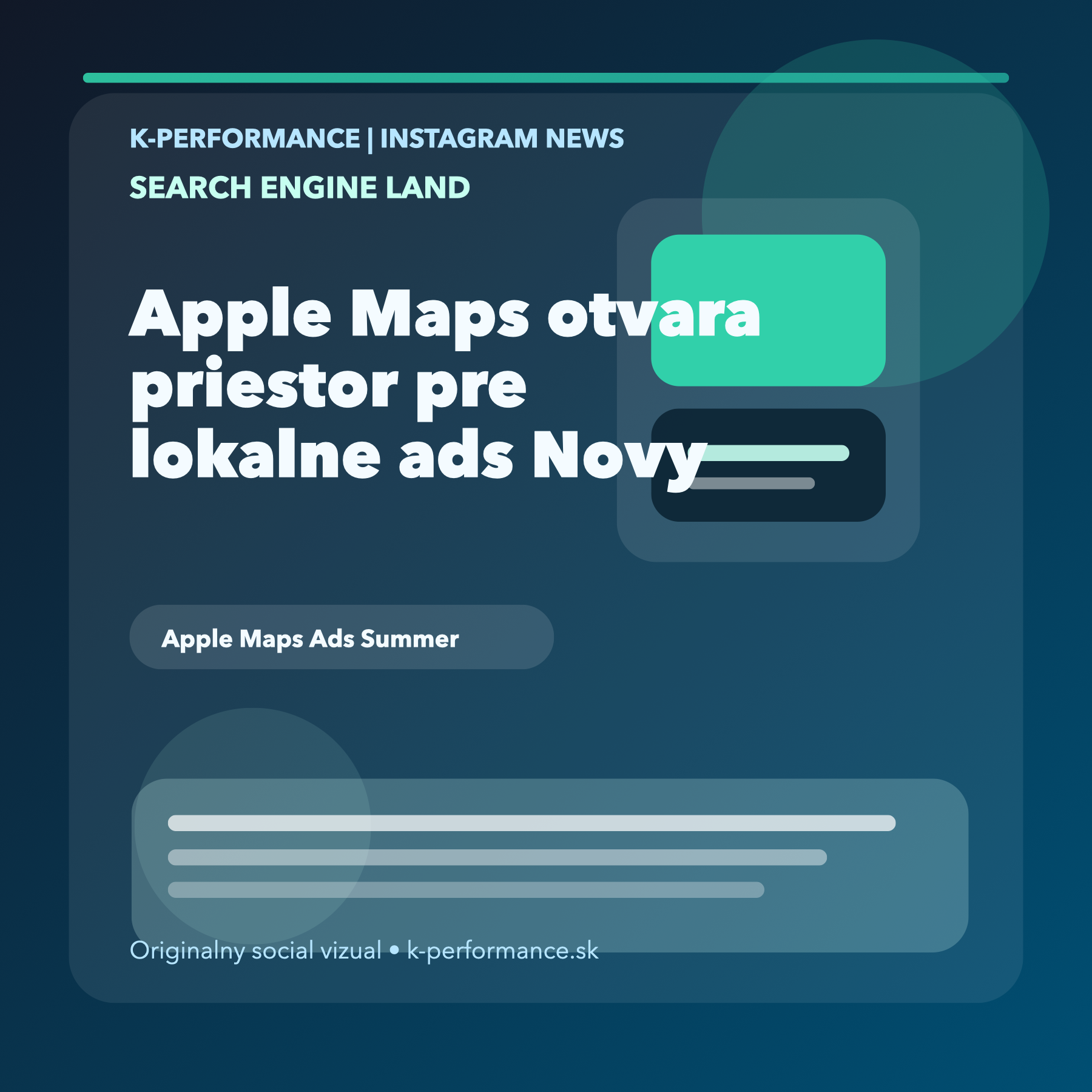 Apple Maps otvorí reklamu v mapách a pridá nový lokálny performance kanál