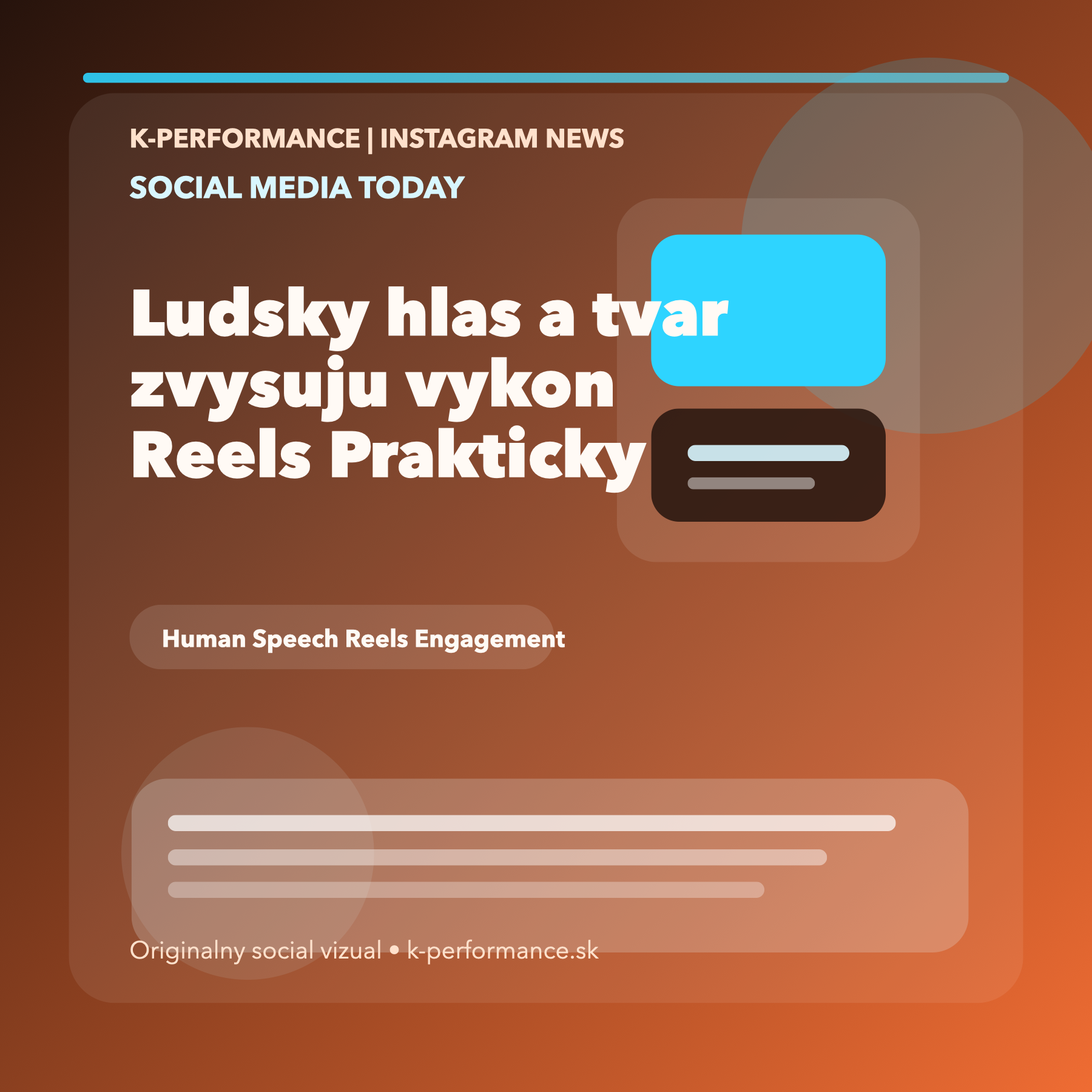 Reels lepšie fungujú s ľudským hlasom a prítomnosťou človeka v zábere