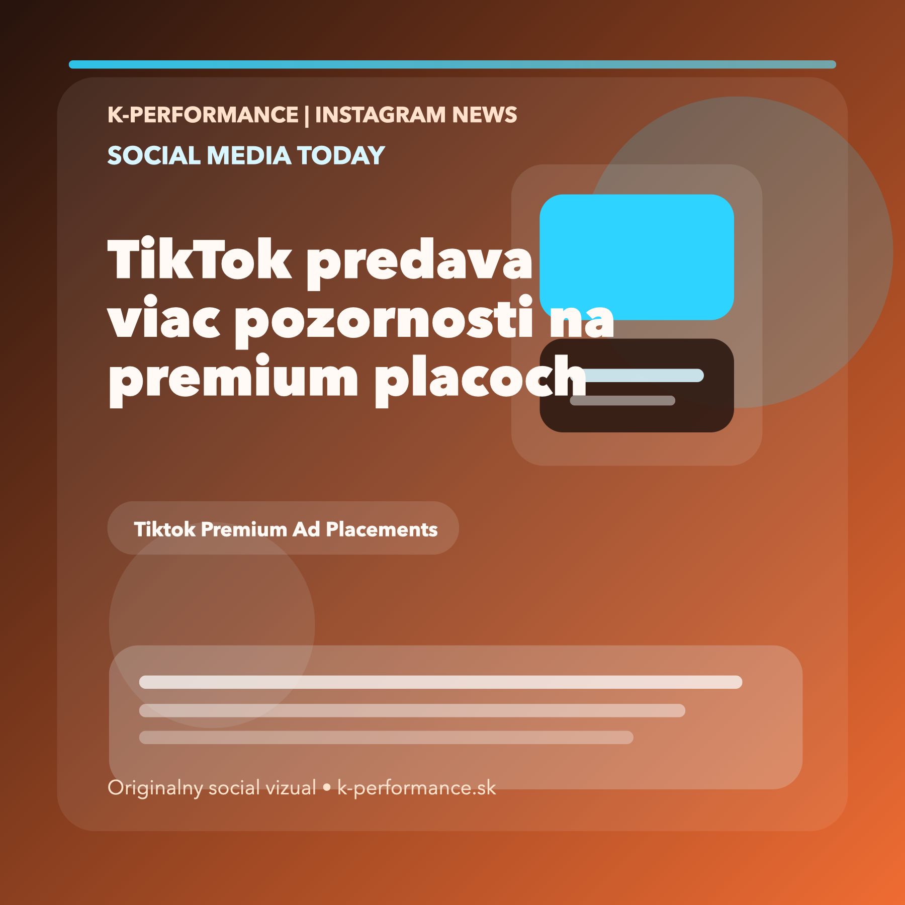TikTok pridáva prémiovejšie umiestnenia pre značky, ktoré chcú maximalizovať dosah