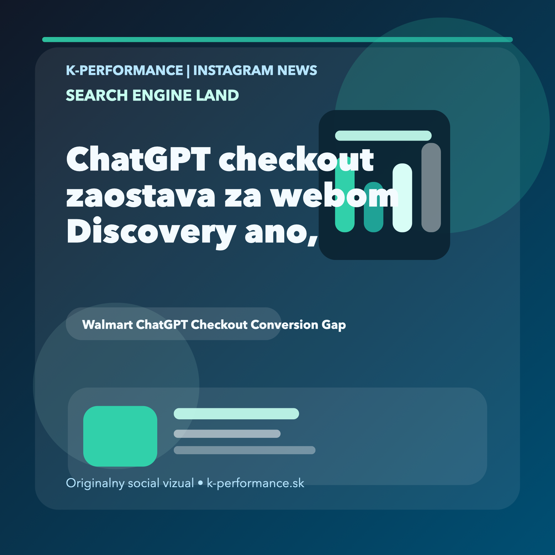 Walmart zistil, že checkout v ChatGPT konvertoval trojnásobne horšie než web