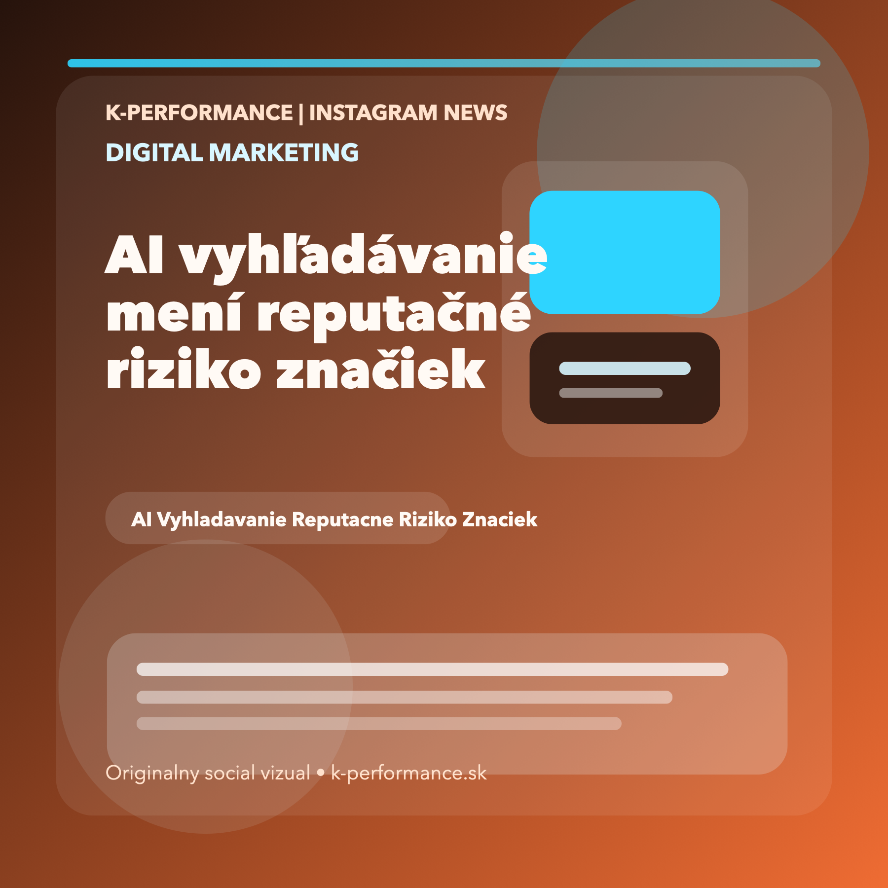 AI vyhľadávanie zvyšuje reputačné riziko značiek, lebo odpoveď môže vytvoriť aj z drobných negatívnych signálov