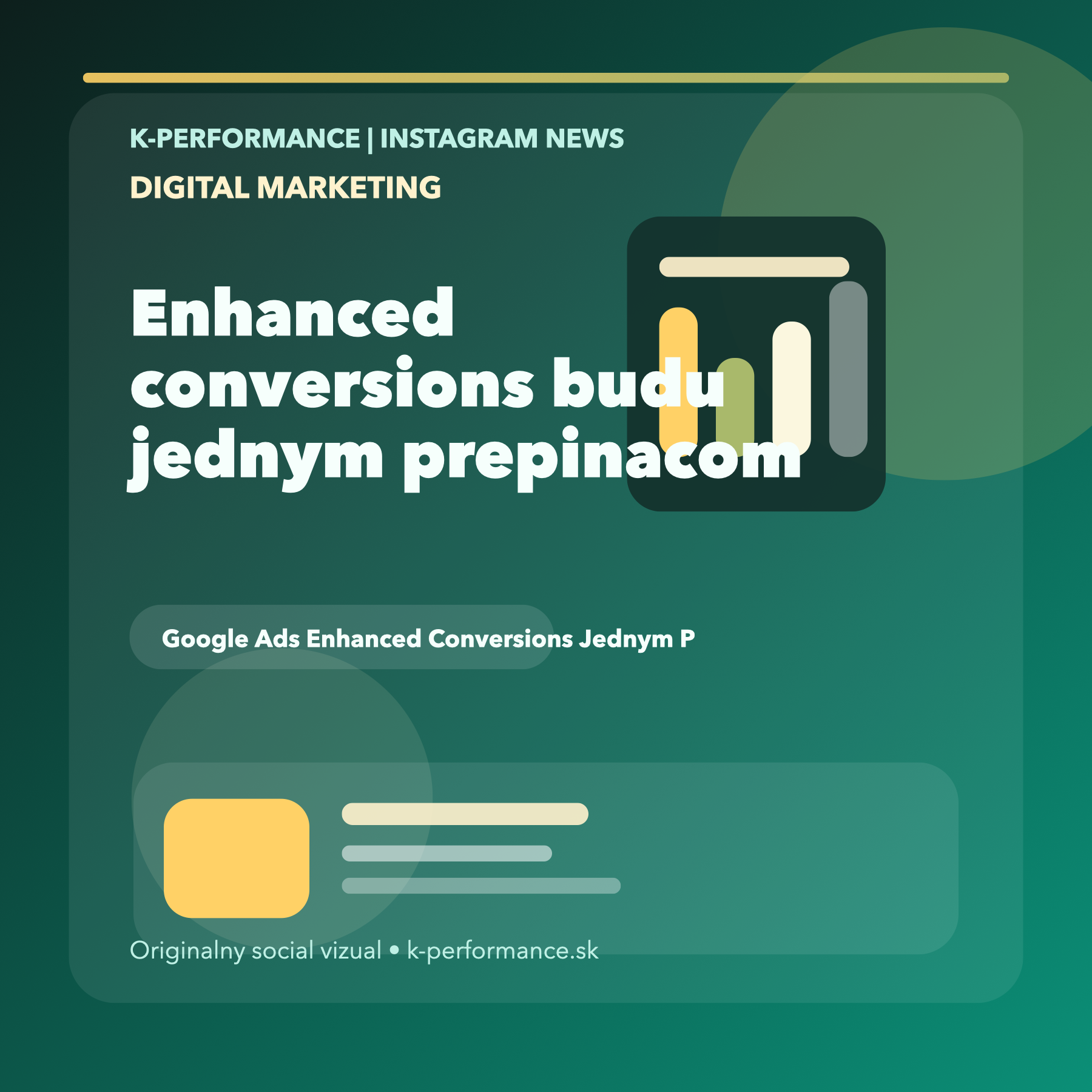 Google Ads zjednocuje enhanced conversions do jedného prepínača, čím zjednodušuje meranie a zároveň tlačí inzerentov k širšiemu využívaniu first-party dát