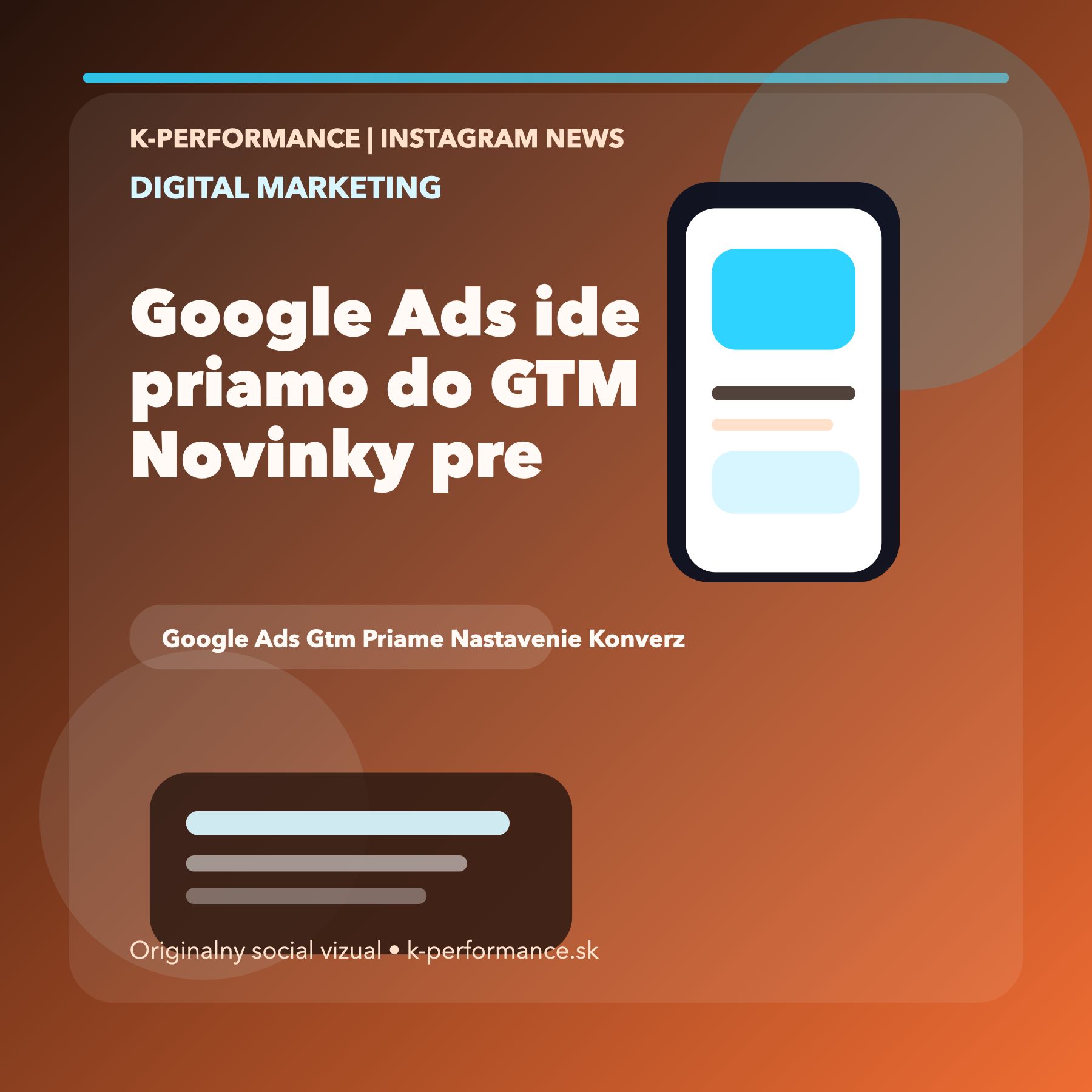 Google Ads testuje priame napojenie na Google Tag Manager pri nastavovaní konverzií, čo môže zrýchliť tracking setup a znížiť počet chýb práve tam, kde sa marketérom najčastejšie rozsype meranie