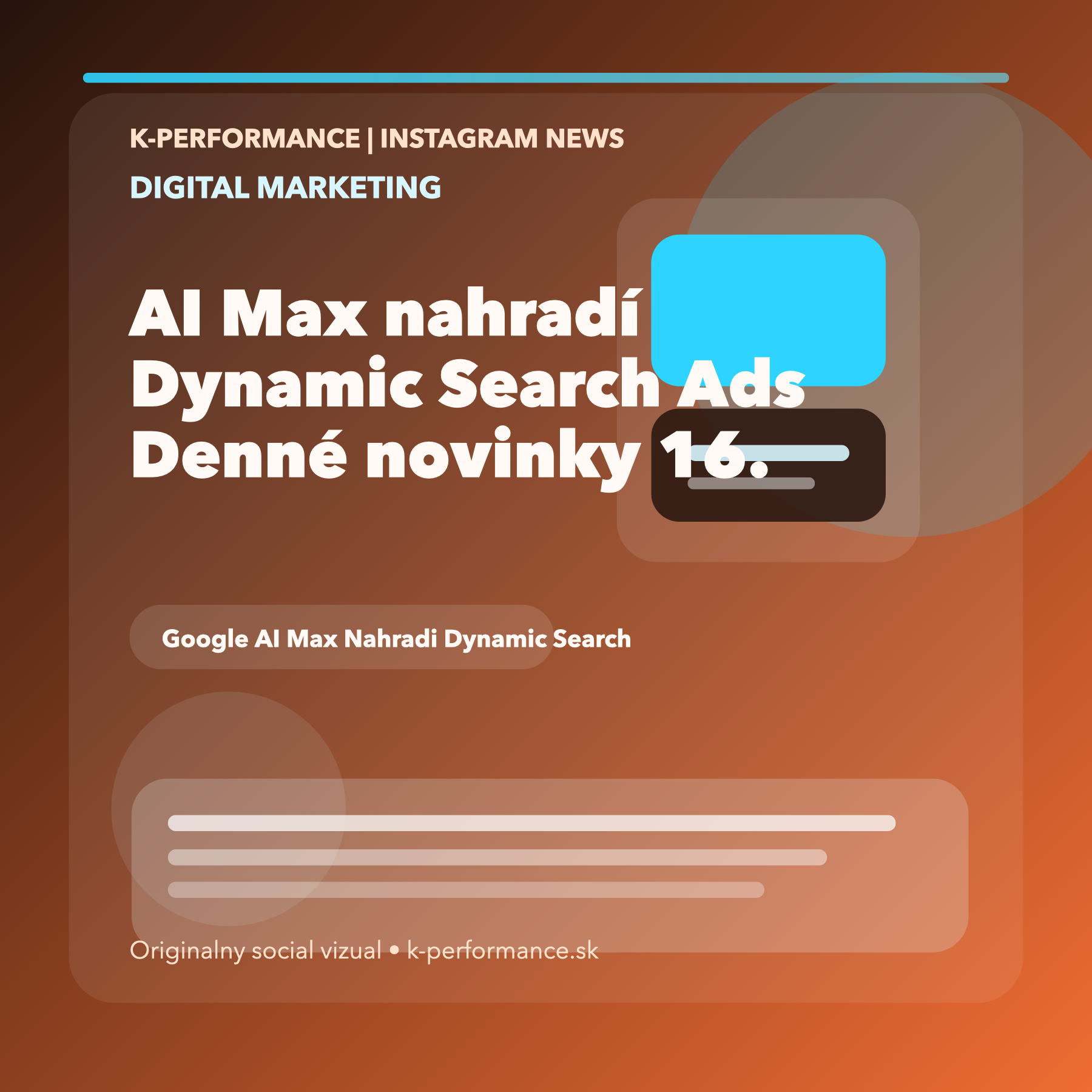 Google definitívne tlačí inzerentov od Dynamic Search Ads k AI Max, takže tímy, ktoré doteraz stáli na starších automatizačných vrstvách, budú musieť skôr riešiť migráciu, kontrolu nastavení aj nový spôsob práce s intent signálmi