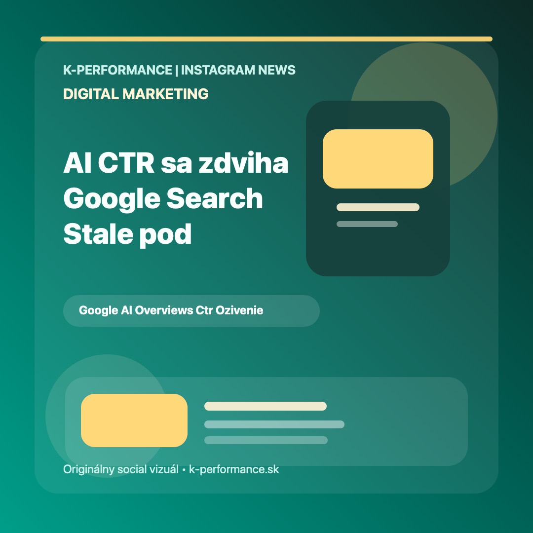 CTR pri Google AI Overviews podľa novej štúdie mierne ožíva, no citované výsledky sú stále výrazne slabšie než klasické SERPy bez AI boxu