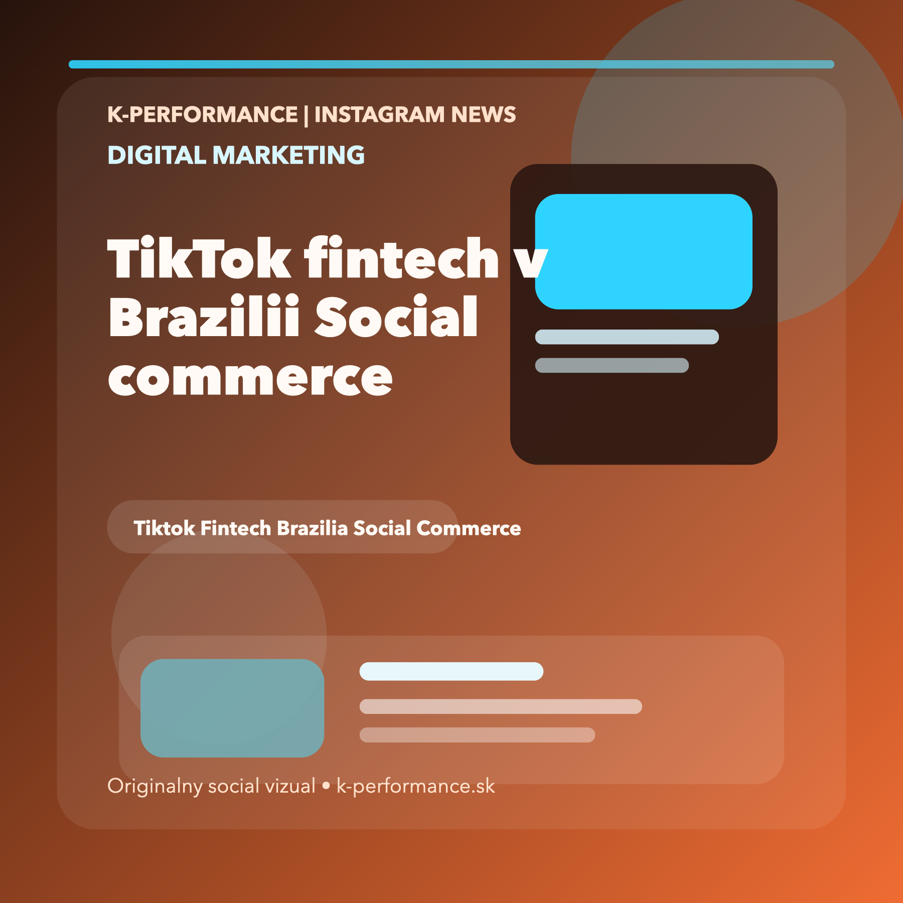 TikTok skúša fintech smer v Brazílii a ukazuje, že social commerce môže ísť až k platbám a úveru v appke
