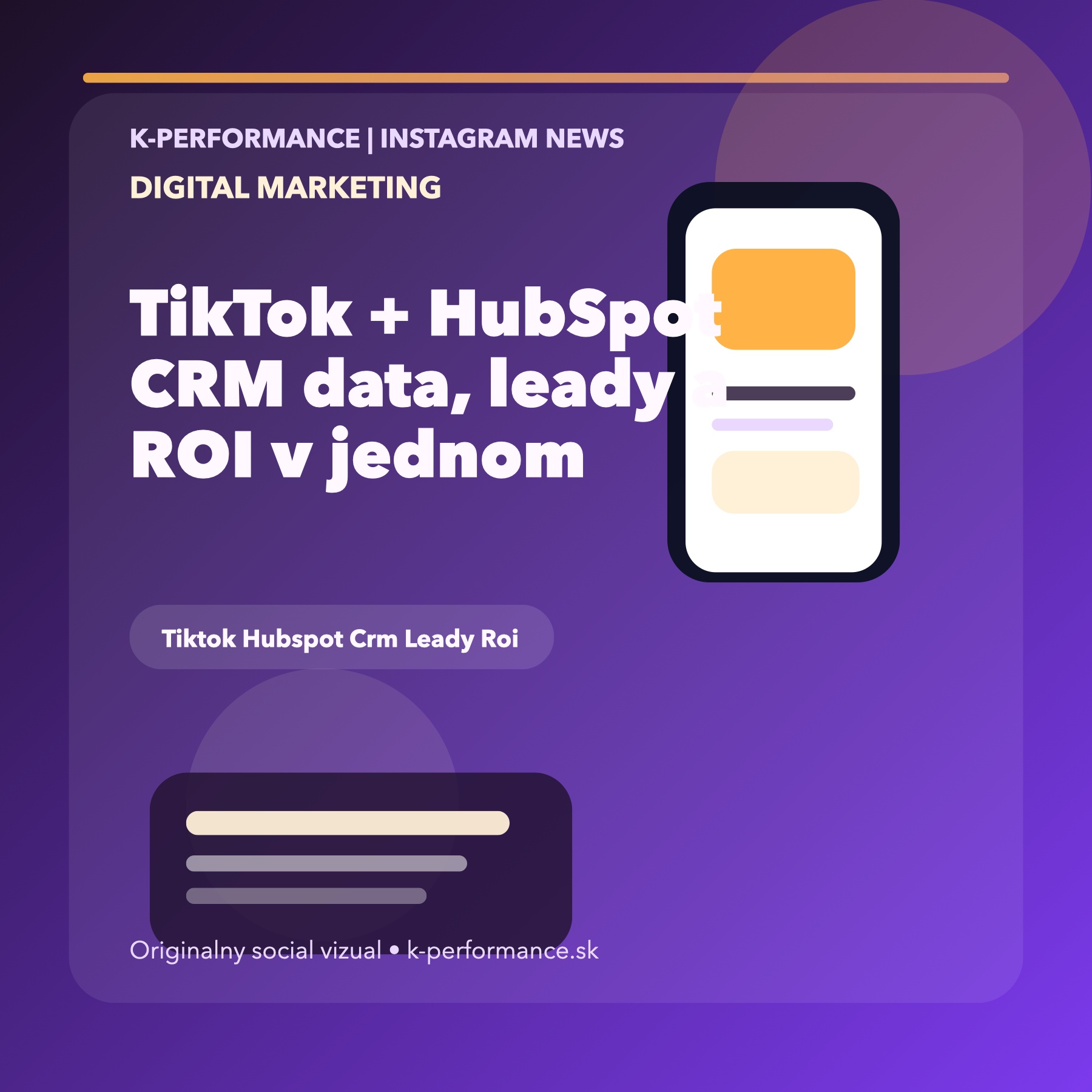 TikTok sa cez HubSpot posúva bližšie k plnohodnotnému CRM workflowu, takže výkon kampaní bude jednoduchšie prepájať s leadmi a reálnym ROI