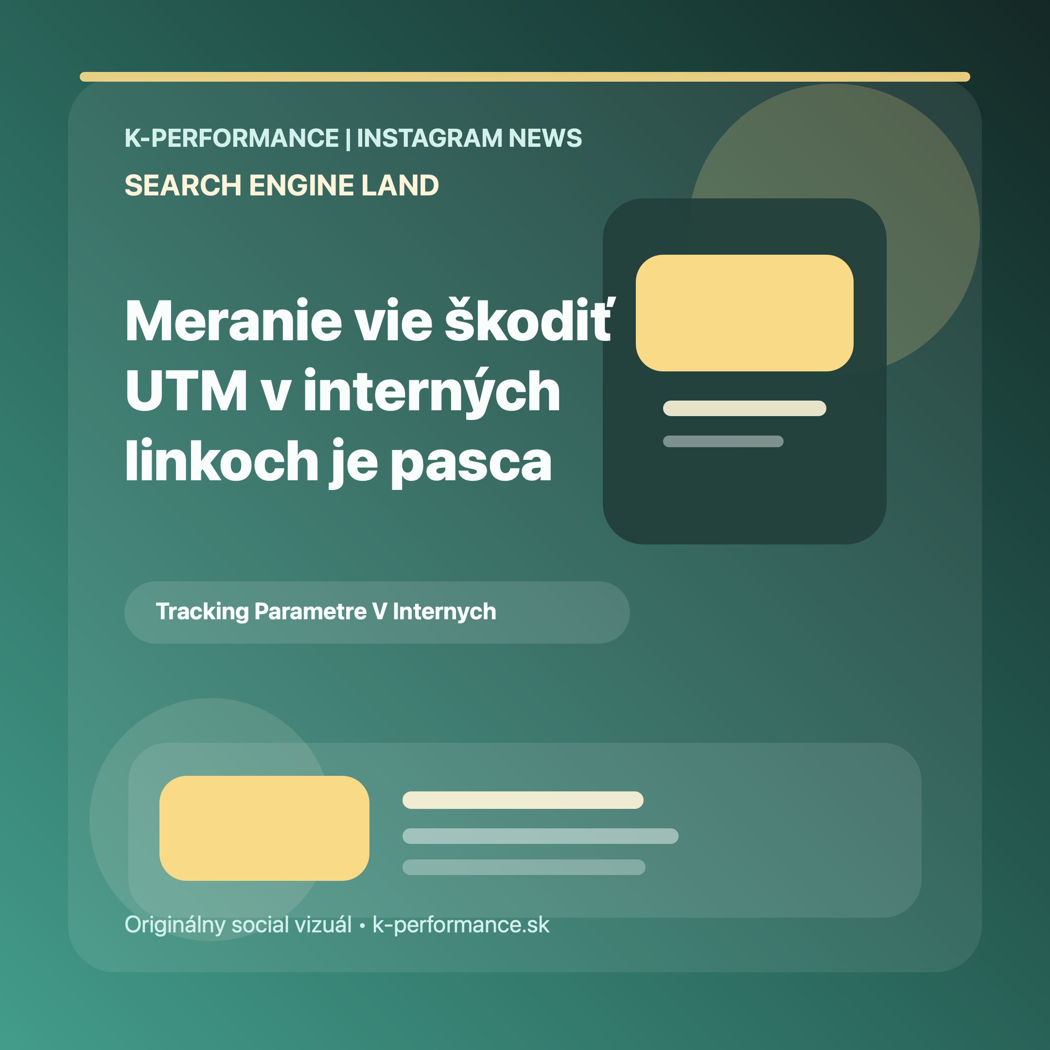 Parametre v interných odkazoch stále potajme ničia crawl aj signály, takže „meranie všetkého“ môže v SEO reálne podkopávať výkon webu