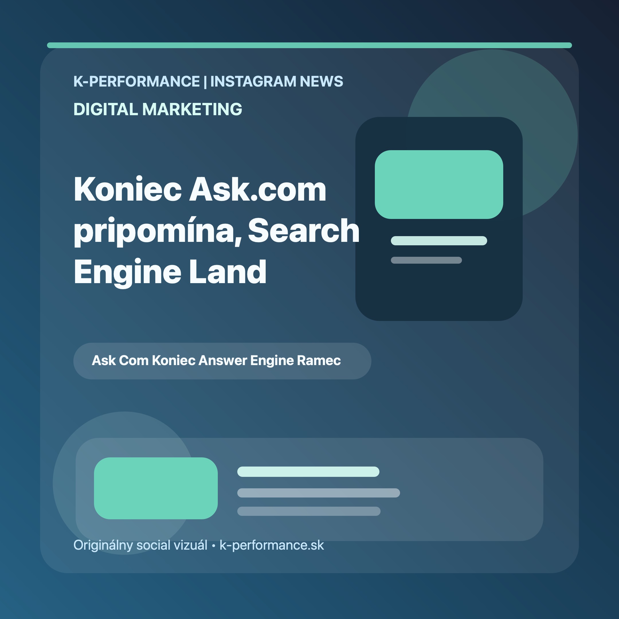 Koniec Ask.com pripomína, že answer engine bez silného distribučného alebo dátového náskoku dnes ťažko prežije, čo je pre marketérov dobrý rámec aj pri hodnotení novej AI viditeľnosti.