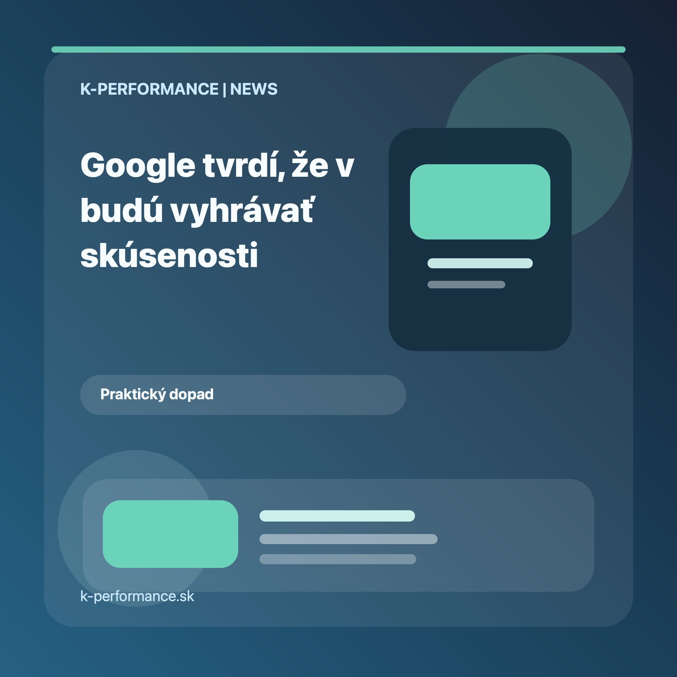 Google tvrdí, že v AI search budú vyhrávať skôr hlbšie skúsenosti než povrchné zhrnutia.