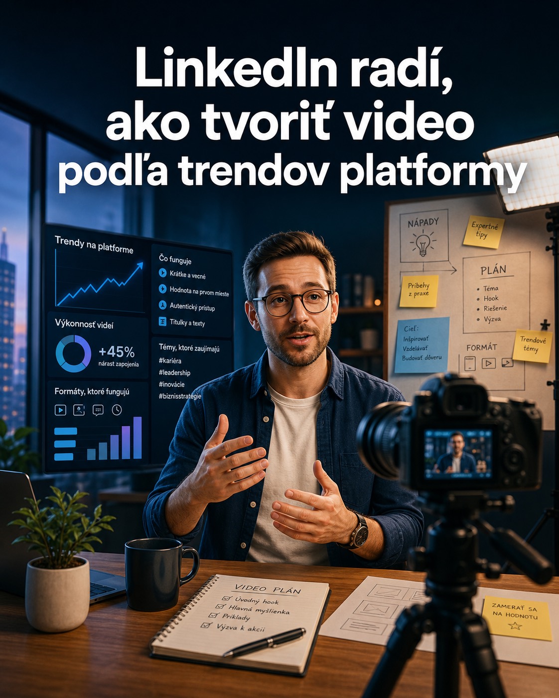 LinkedIn radí, ako tvoriť video podľa trendov platformy a tlačí B2B značky k istejšiemu natívnemu formátu.