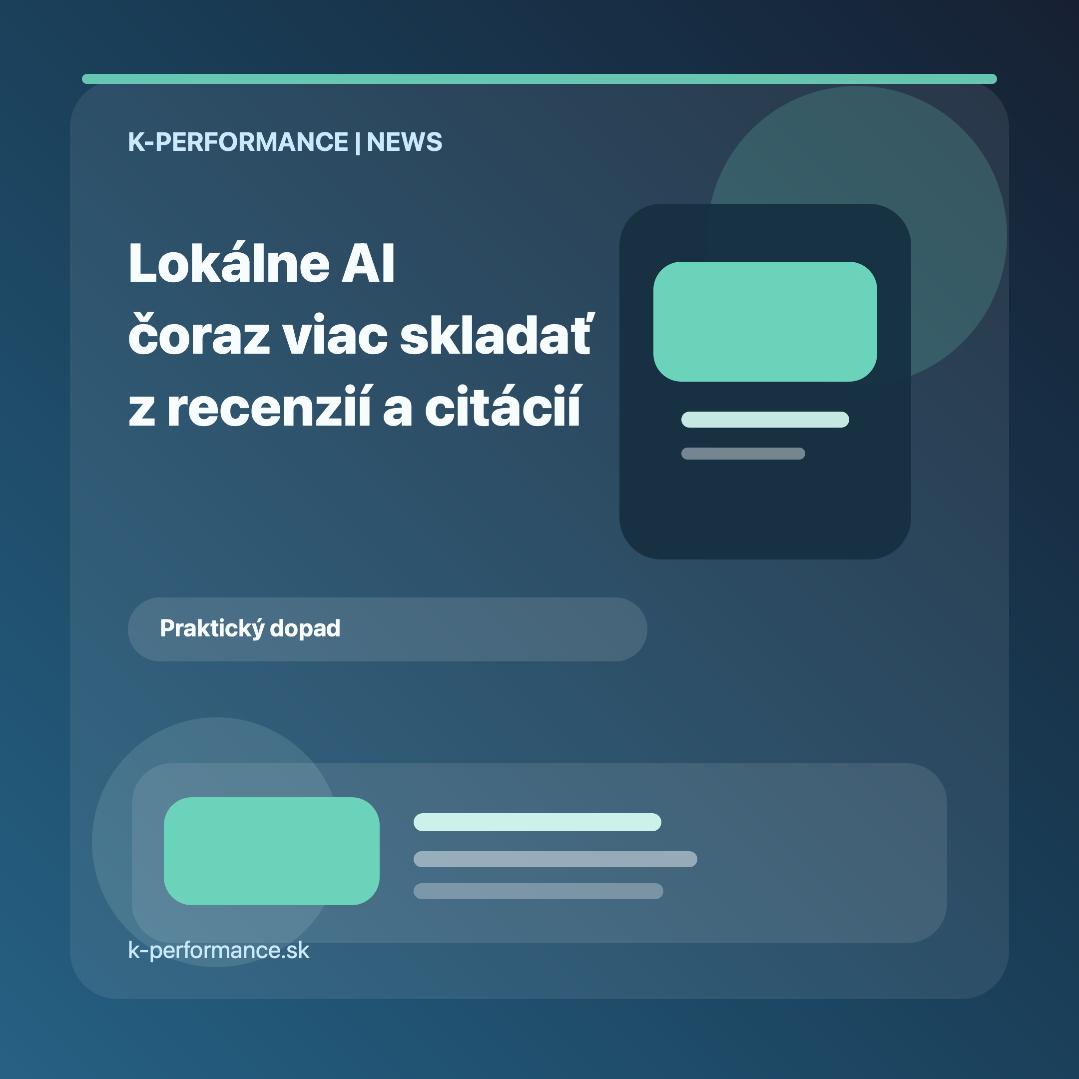 Lokálne AI vyhľadávanie bude čoraz viac skladať odporúčania z recenzií a citácií mimo webu.