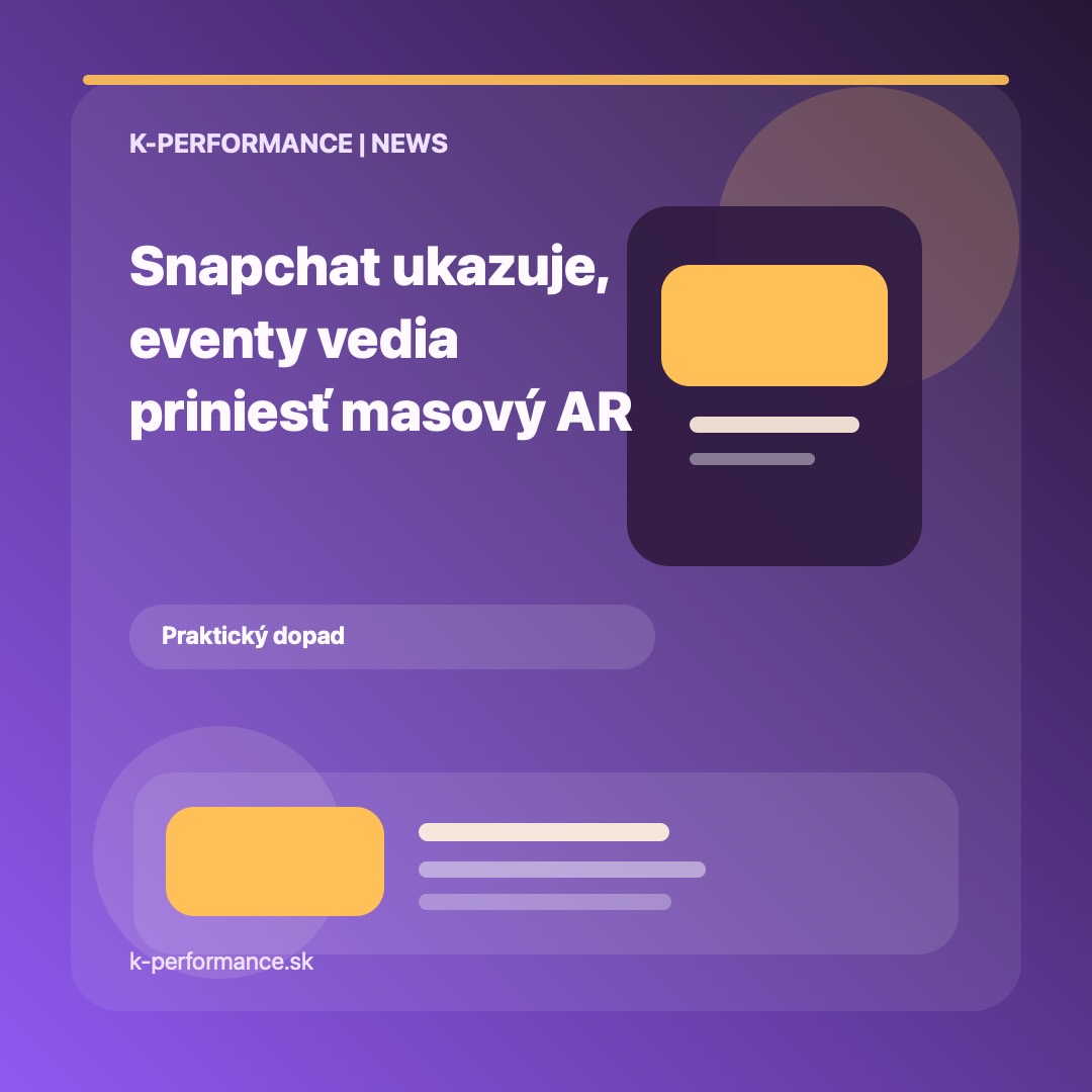 Snapchat ukazuje, že športové eventy vedia na platforme priniesť masový AR zásah aj silné komunitné momenty.