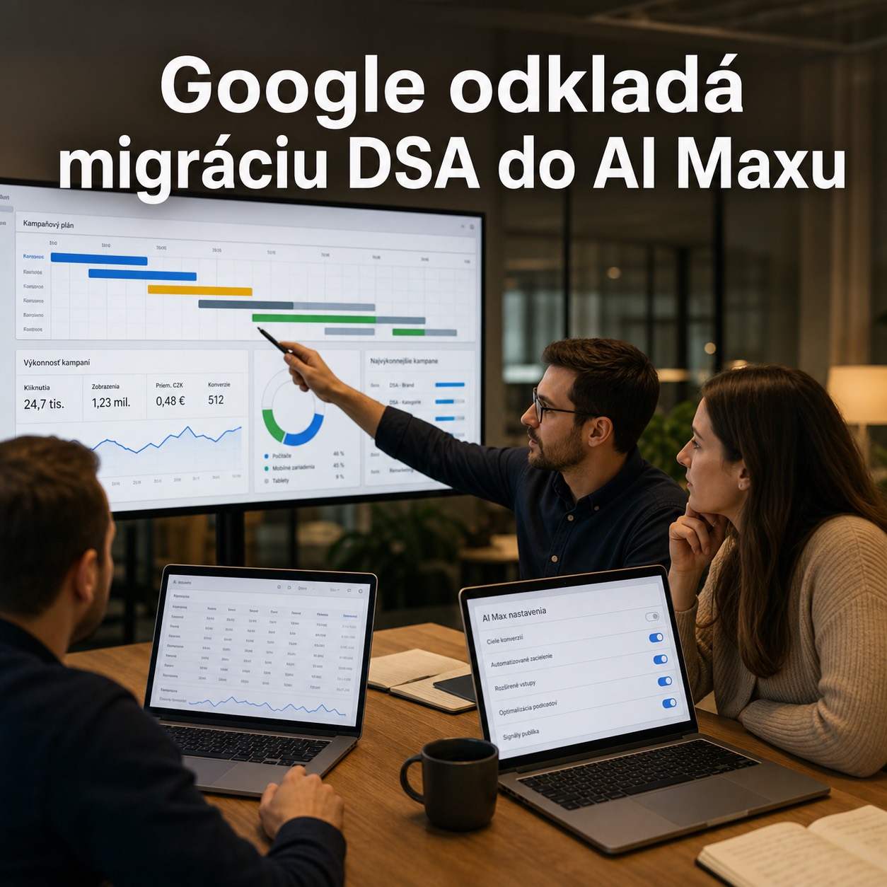 Google odkladá migráciu Dynamic Search Ads do AI Maxu.