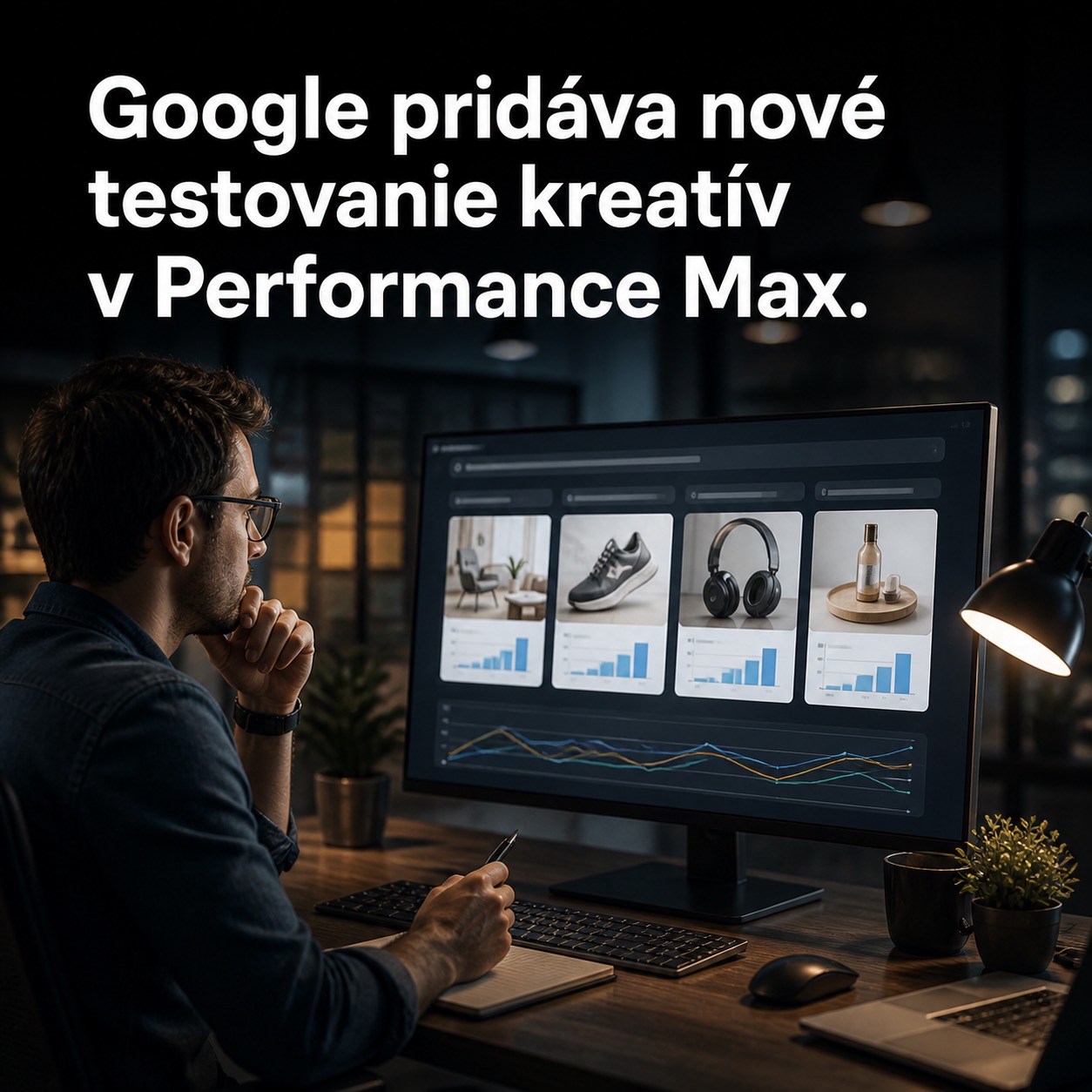 Google pridáva nové testovanie kreatív v Performance Max.