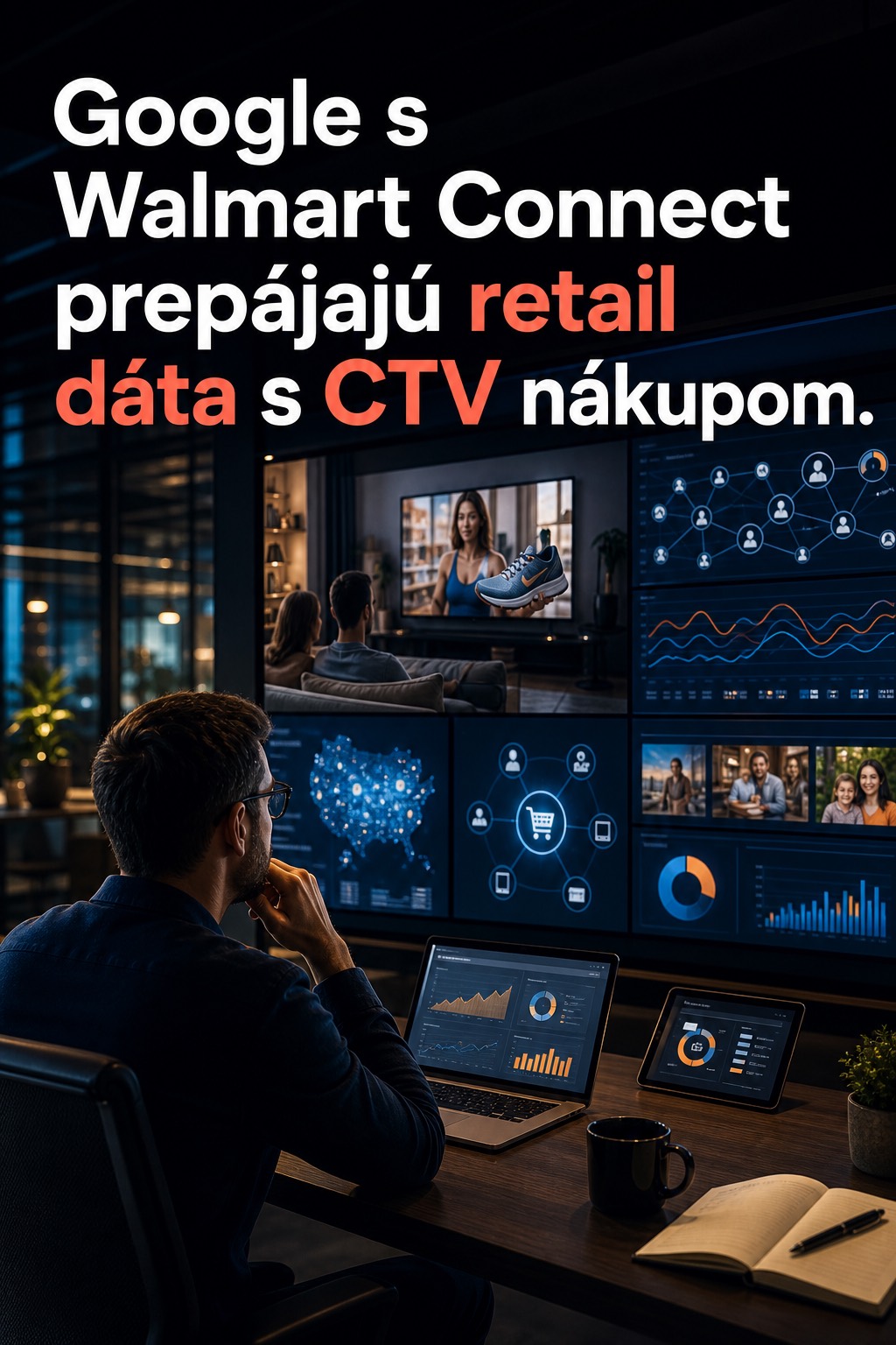 Google s Walmart Connect prepájajú retail dáta s CTV nákupom.
