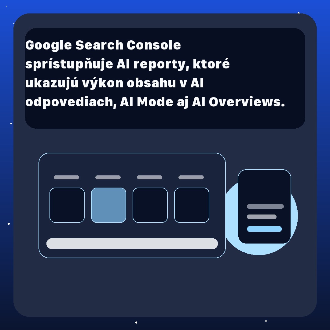 Google Search Console sprístupňuje AI reporty pre výkon v AI odpovediach