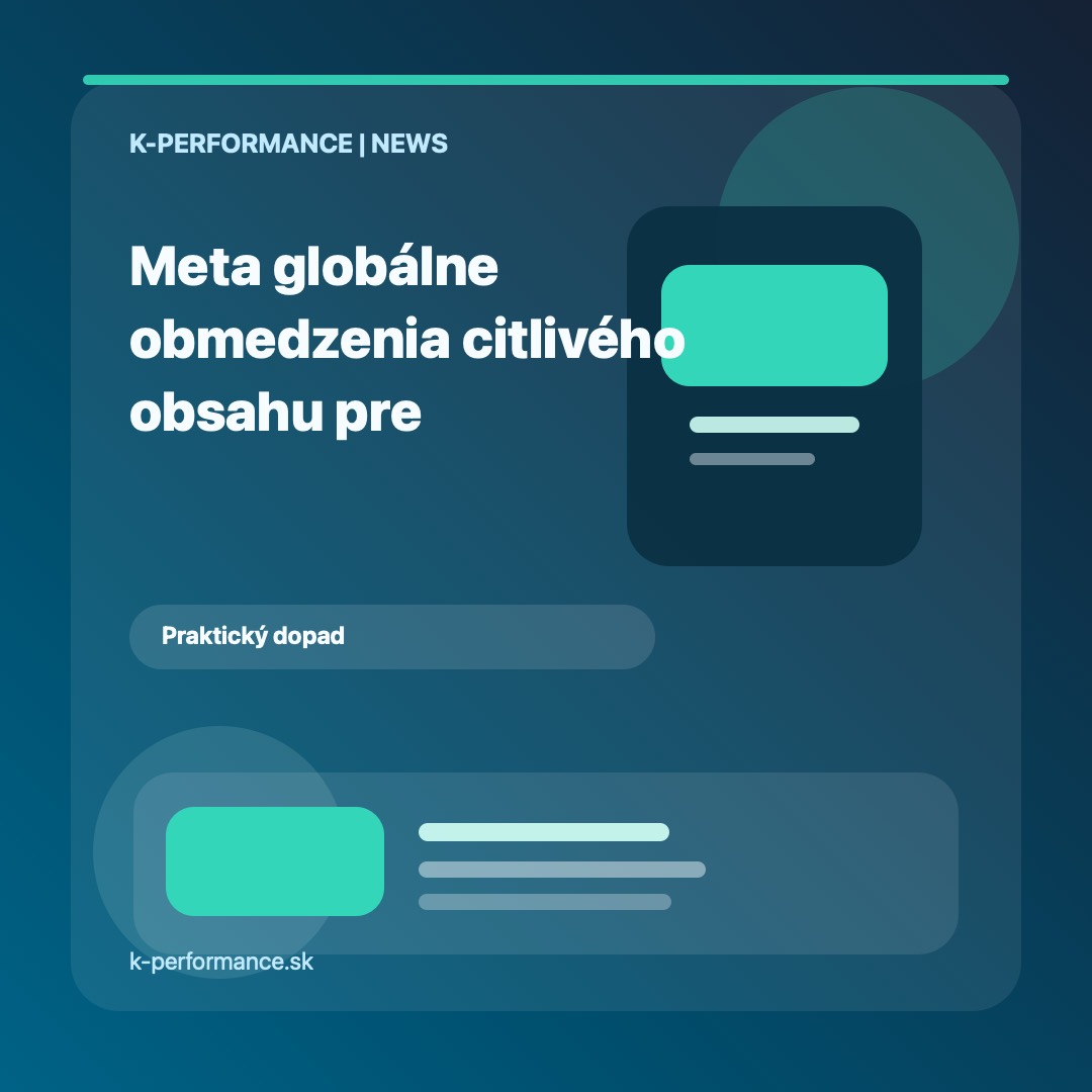 Meta globálne rozširuje obmedzenia citlivého obsahu pre tínedžerov.