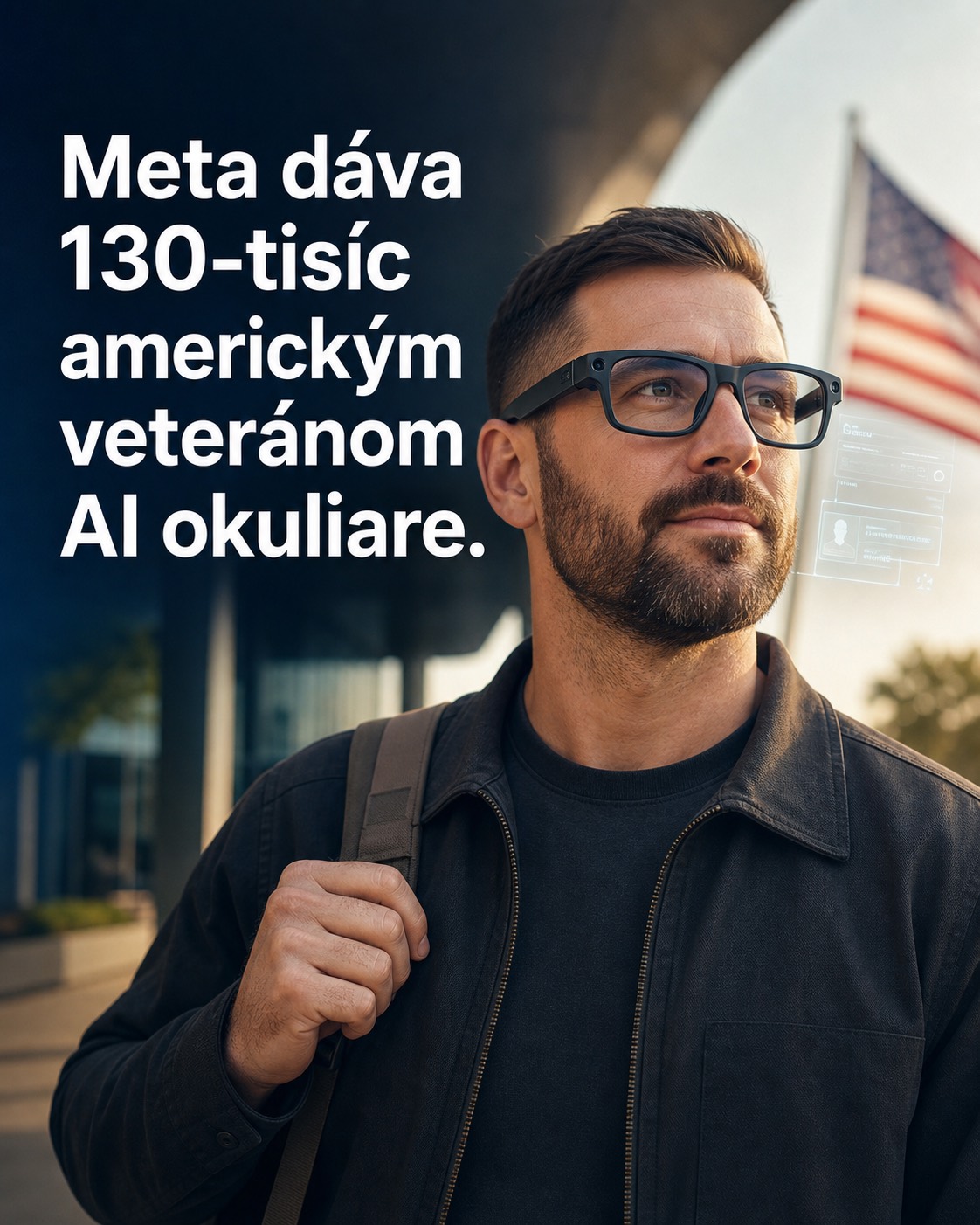 Meta rozdáva AI okuliare 130-tisíc americkým veteránom.