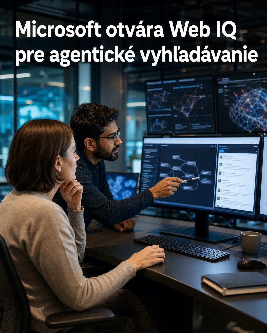 Microsoft otvára Web IQ pre agentické vyhľadávanie.