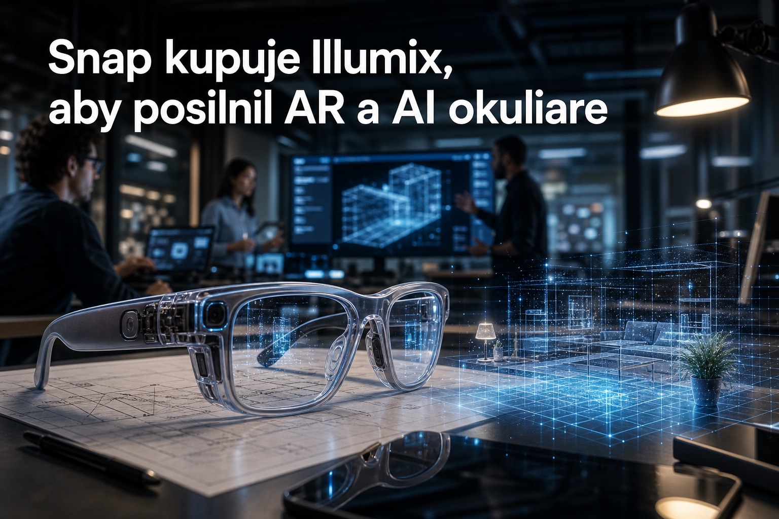 Snap kupuje Illumix pre silnejšie AR a AI okuliare.