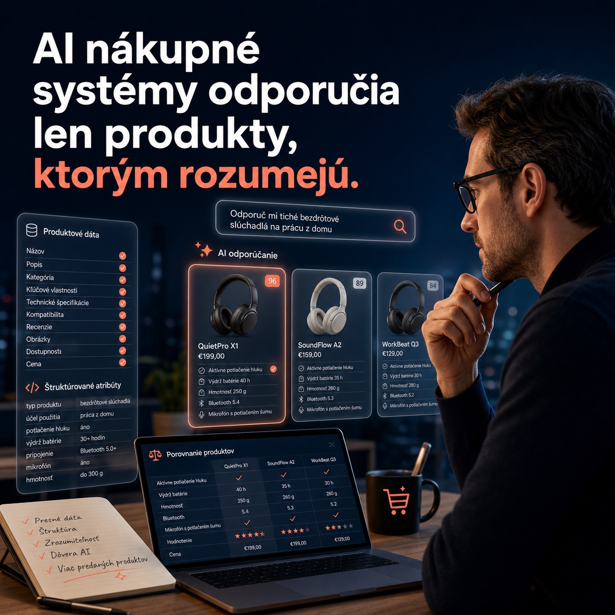 AI nákupné systémy odporučia len produkty, ktorým rozumejú