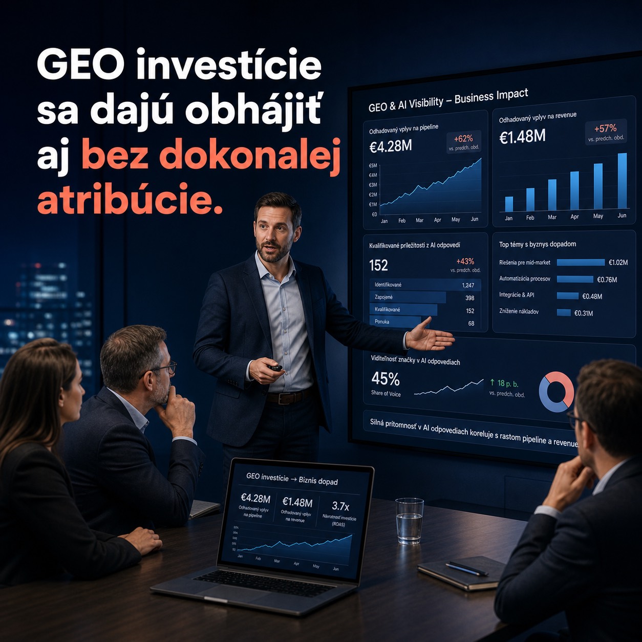 GEO investície sa dajú obhájiť aj bez dokonalej atribúcie