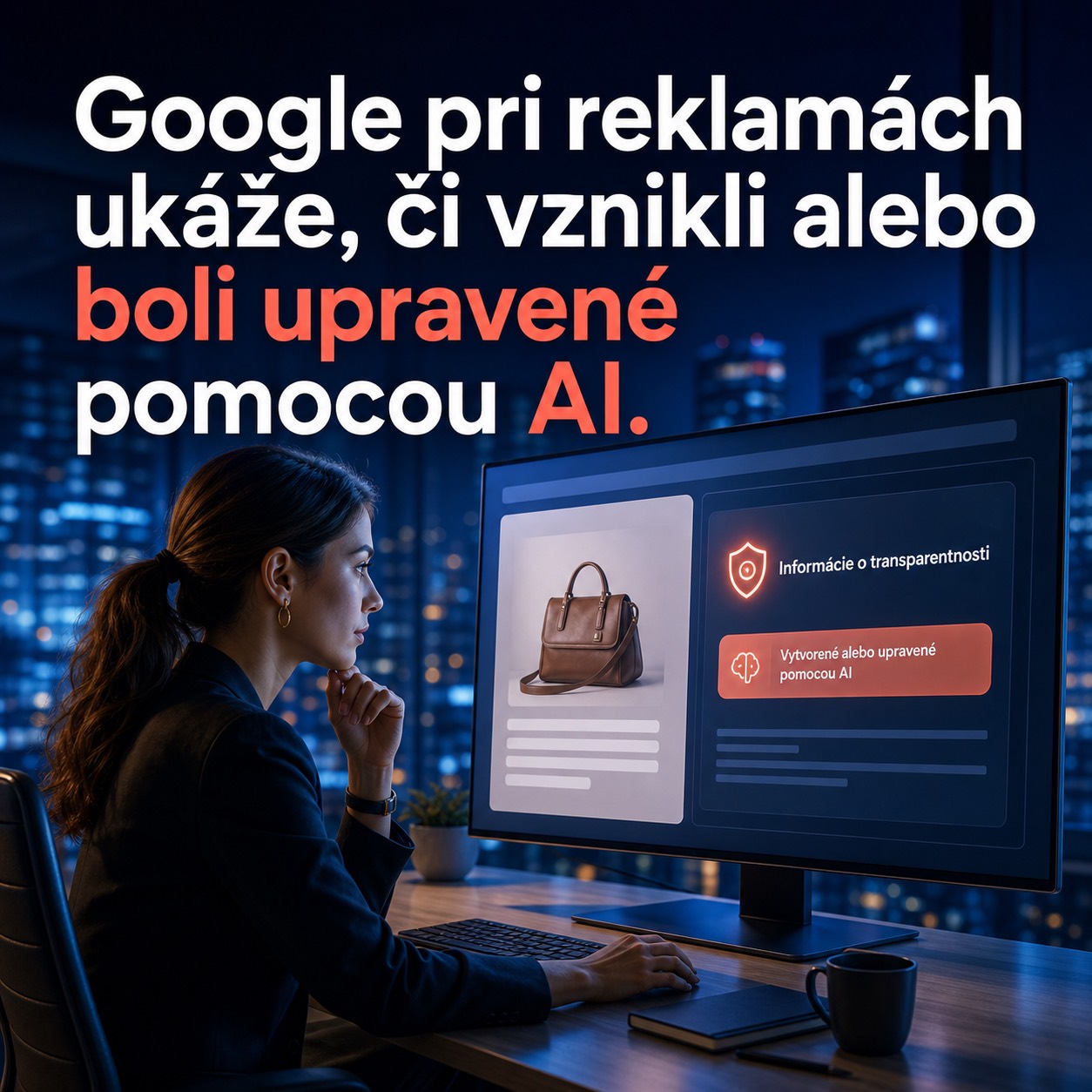 Google zavadza AI označenie reklám aj mimo vlastných nástrojov