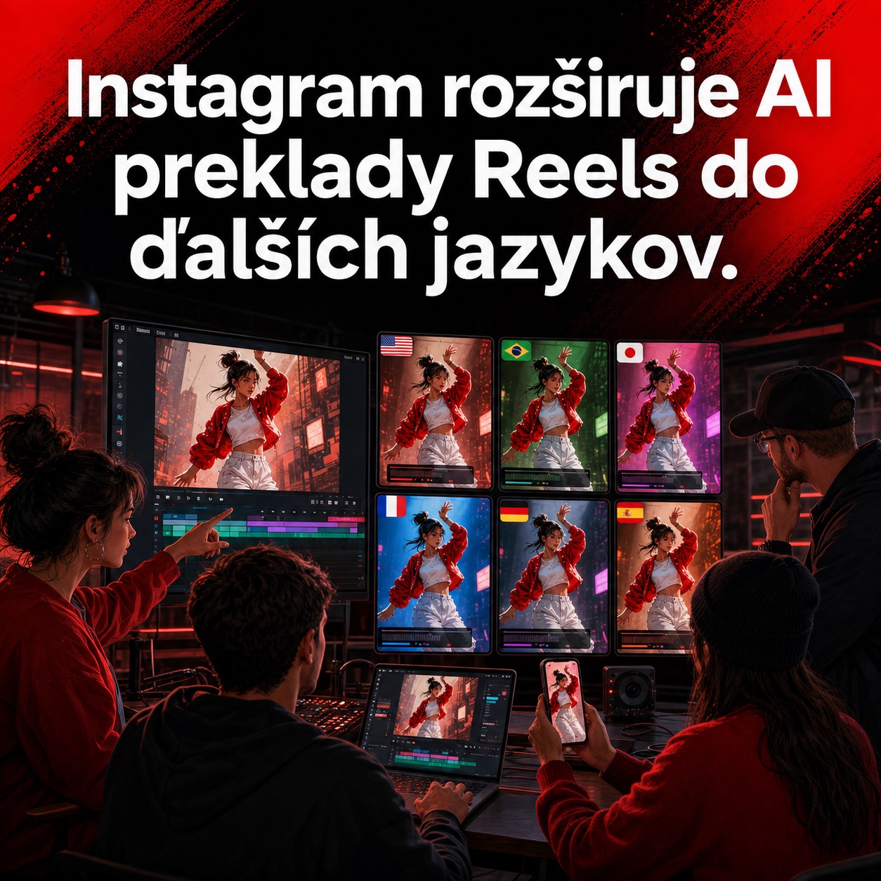 Instagram rozširuje AI preklady Reels do ďalších jazykov