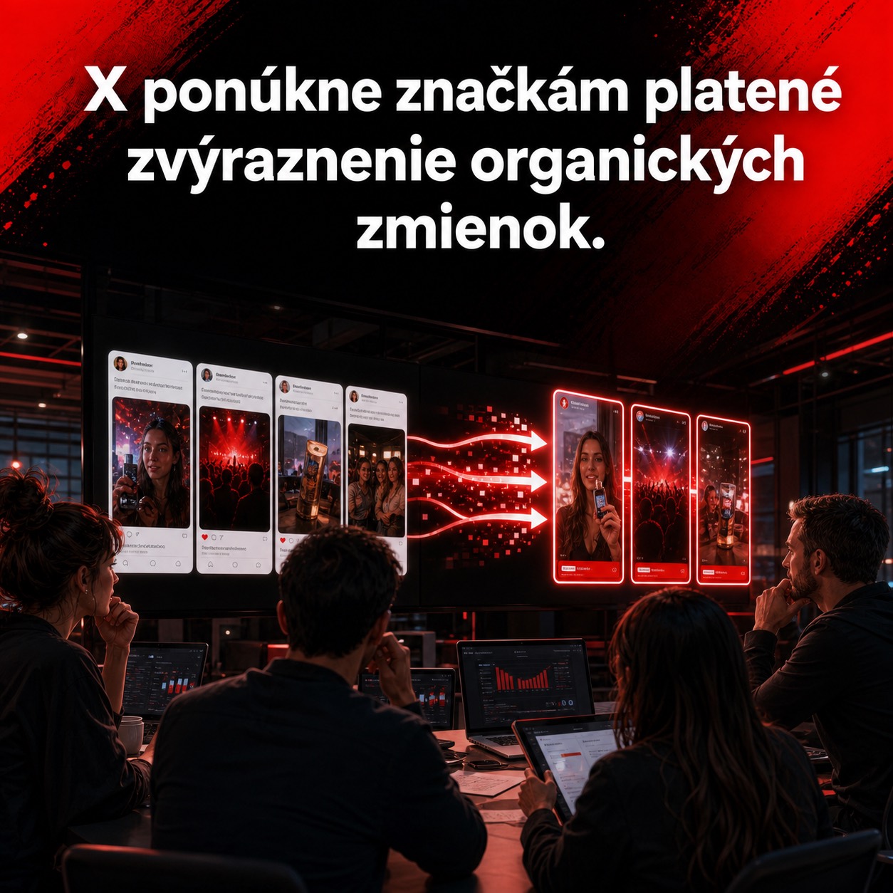 X ponúkne značkám platené zvýraznenie organických zmienok