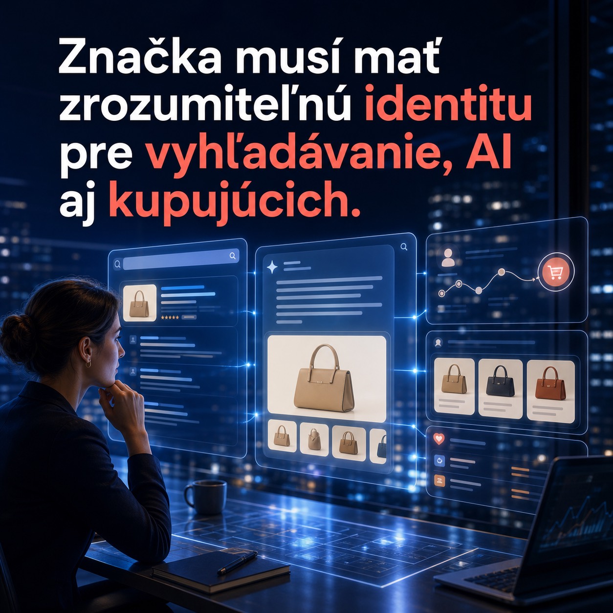 Znacka musi mat zrozumitelnu identitu pre vyhladavanie, AI aj kupujucich