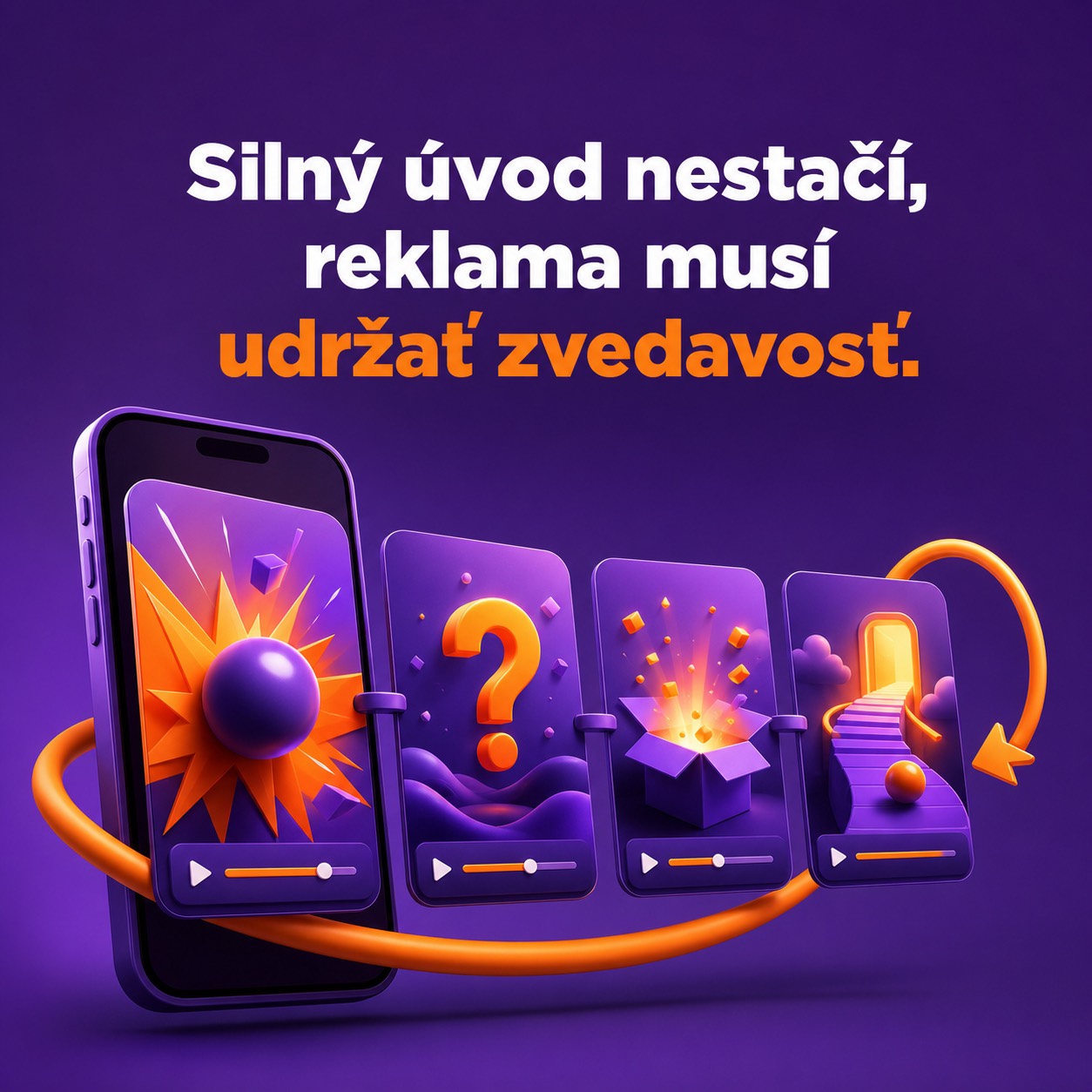 Zvedavosť udrží pozornosť v social reklame