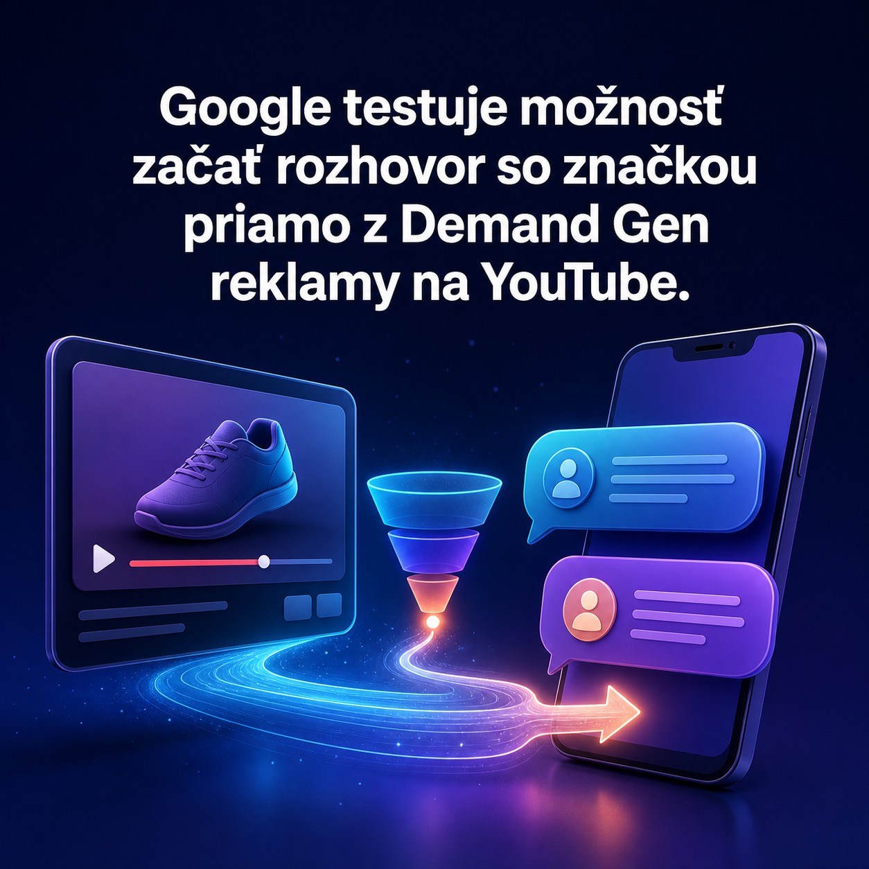 Google testuje priame správy z Demand Gen reklám na YouTube
