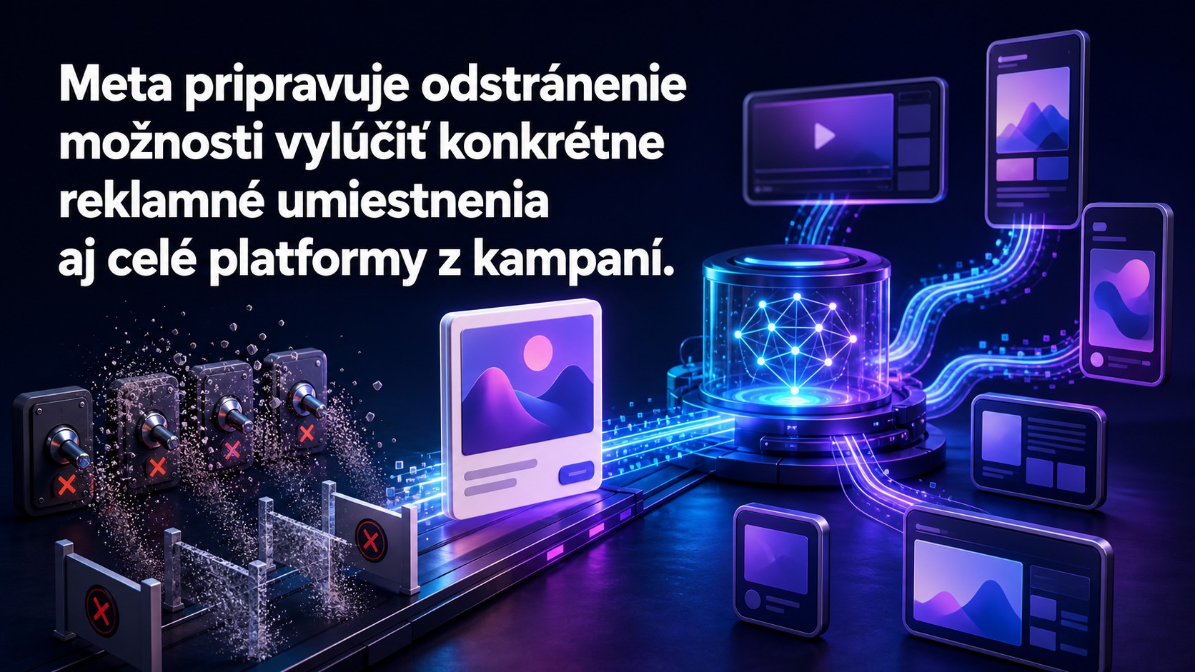 Meta pripravuje odstránenie možnosti vylúčiť reklamné umiestnenia