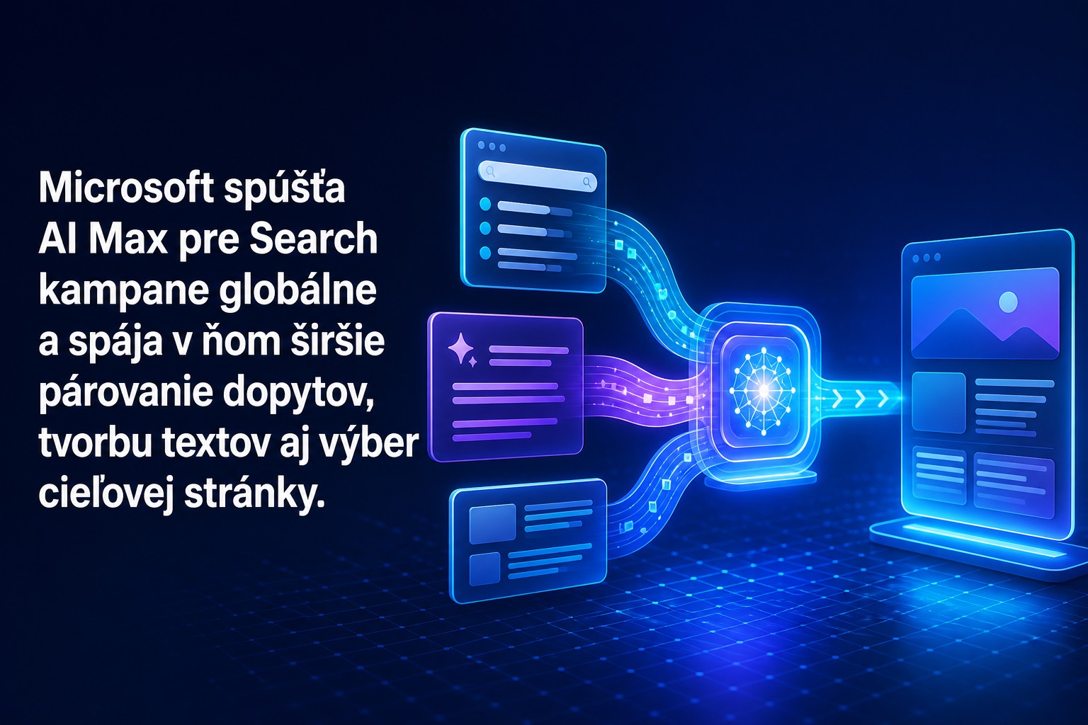 Microsoft spúšťa AI Max pre Search kampane globálne