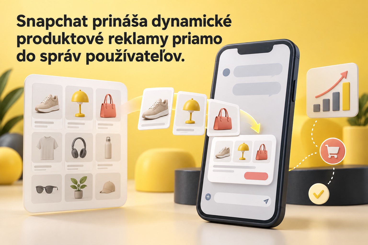 Snapchat prináša dynamické produktové reklamy priamo do správ