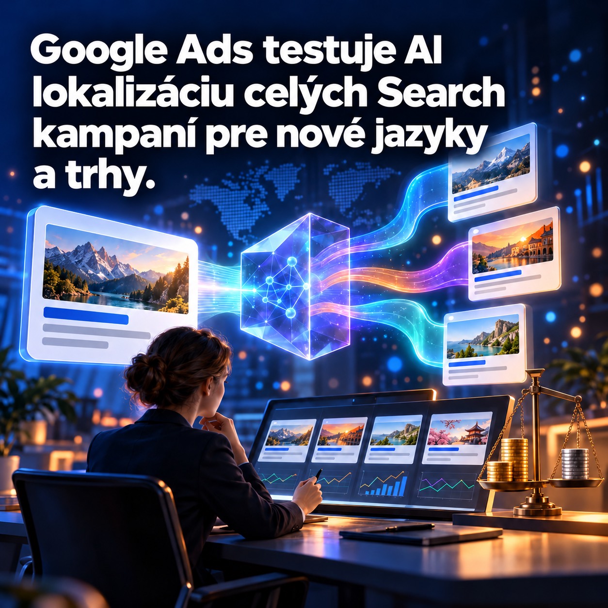 Google Ads testuje AI lokalizáciu celých Search kampaní pre nové trhy