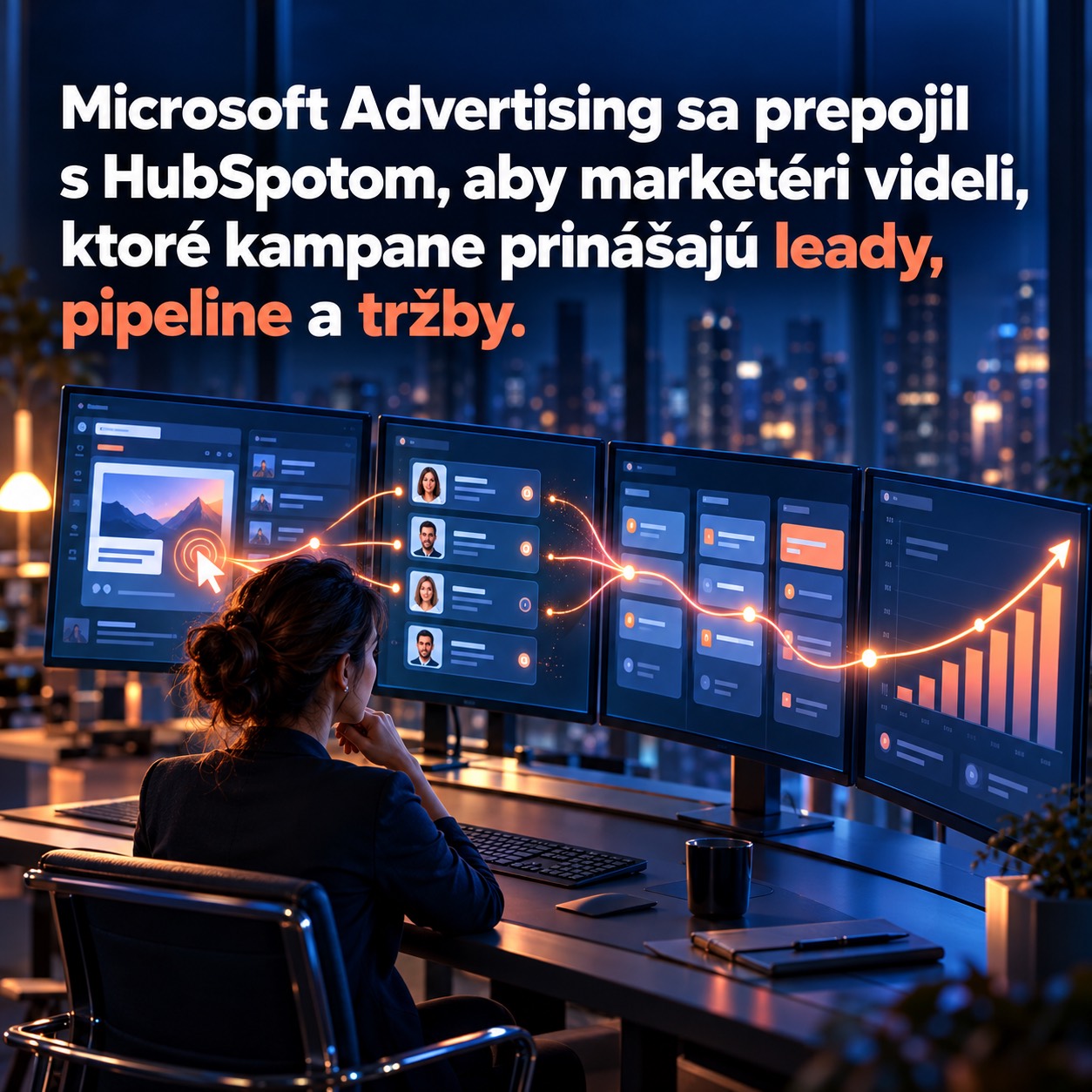 Microsoft Advertising sa prepája s HubSpotom a ukáže kampane, ktoré prinášajú tržby