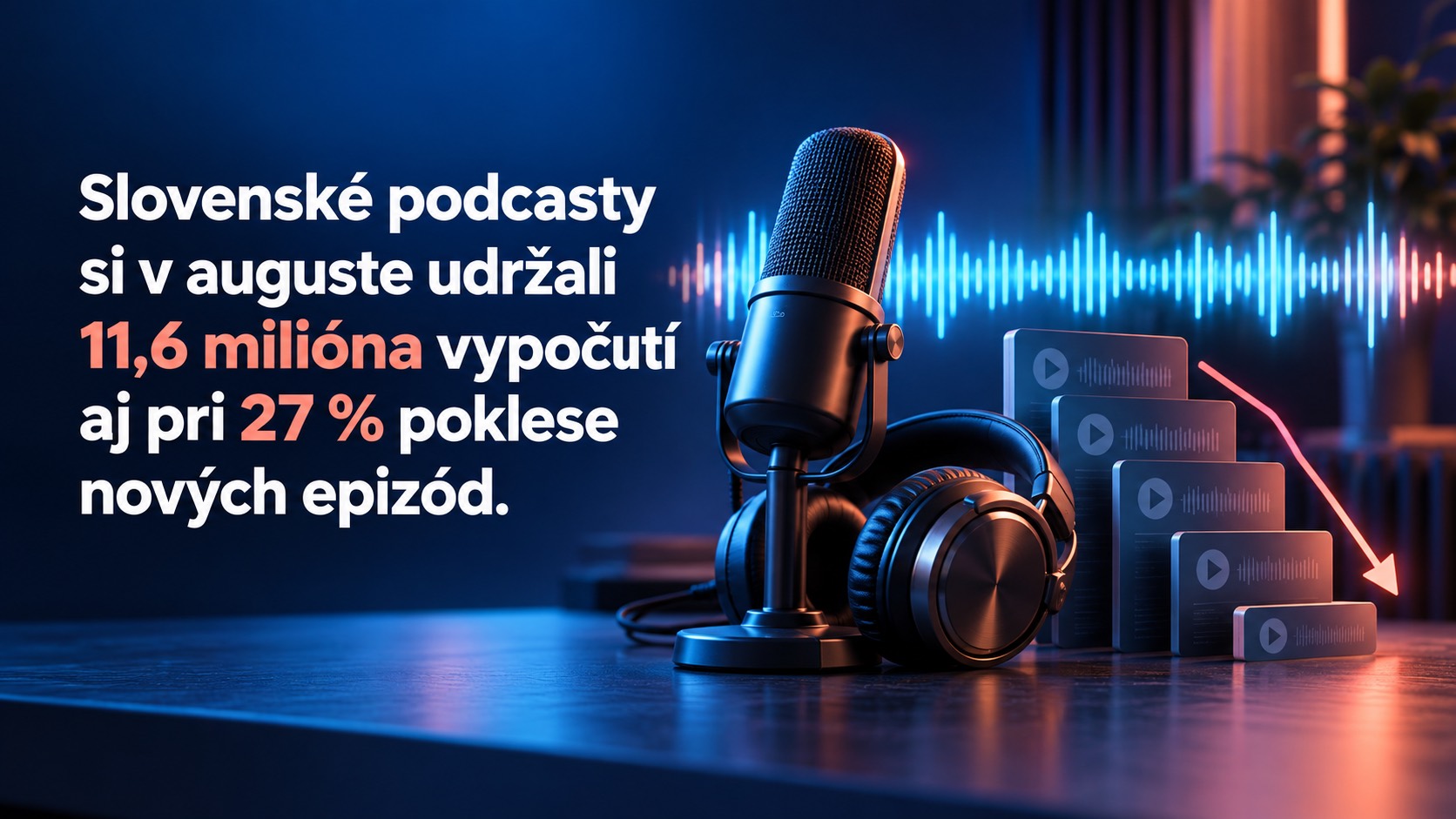 Slovenské podcasty držia dosah aj s menším počtom nových epizód